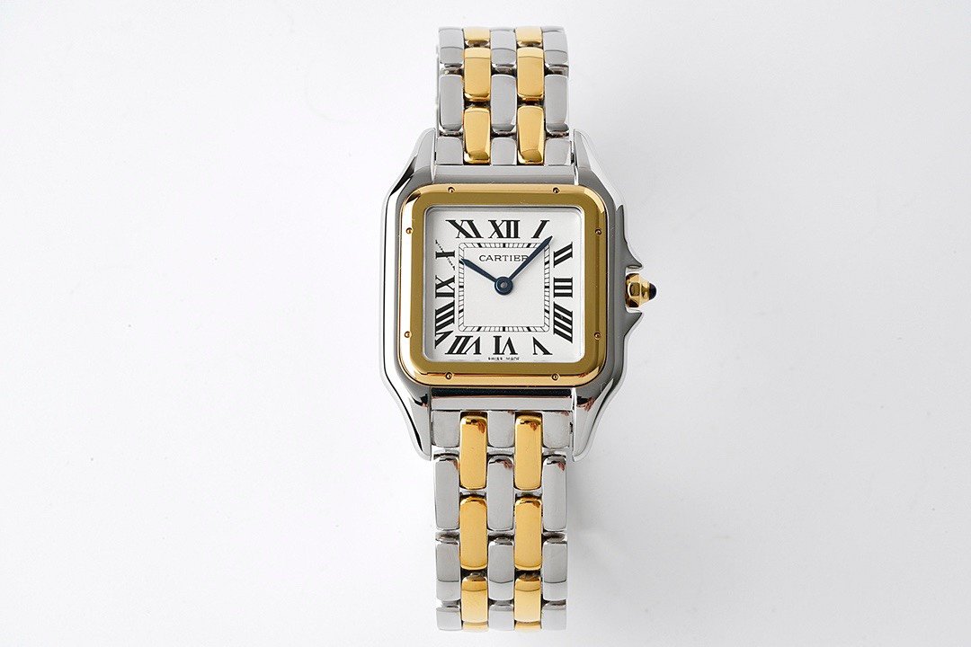 Panthère Secrete Ladies 22mm SS/YG 8848F 1:1 Best Edition White Dial on SS/YG Bracelet Ronda Quartz