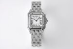 Panthère Secrete Ladies 22mm Diamond Bezel SS 8848F 1:1 Best Edition White Dial on SS Bracelet Ronda Quartz