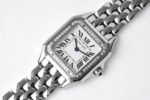 Panthère Secrete Ladies 22mm Diamond Bezel SS 8848F 1:1 Best Edition White Dial on SS Bracelet Ronda Quartz - Image 2