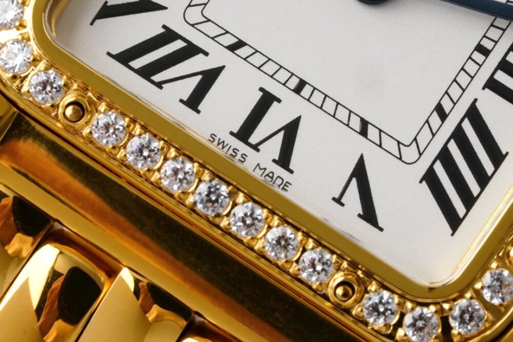Panthère Secrete Ladies 22mm Diamond Bezel RG 8848F 1:1 Best Edition White Dial on RG Bracelet Ronda Quartz - Image 4