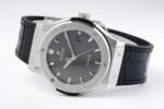 Classic Fusion 42mm Titanium JJZF 1:1 V2 Best Edition Gray Dial On Black Gummy Strap - Image 5