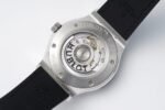 Classic Fusion 42mm Titanium JJZF 1:1 V2 Best Edition Gray Dial On Black Gummy Strap - Image 8