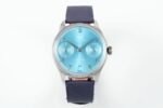 Portuguese Real PR IW501708 SS APSF 1:1 Best Edition Light Blue Dial On Blue Leather Strap A52010