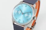 Portuguese Real PR IW501708 SS APSF 1:1 Best Edition Light Blue Dial On Blue Leather Strap A52010 - Image 3