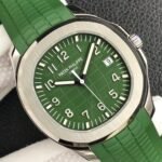 Aquanaut Jumbo 5168G-001 SS PPF 1:1 Best Edition Green Dial on Green Rubber Strap Super Clone 26-330 V2 - Image 4