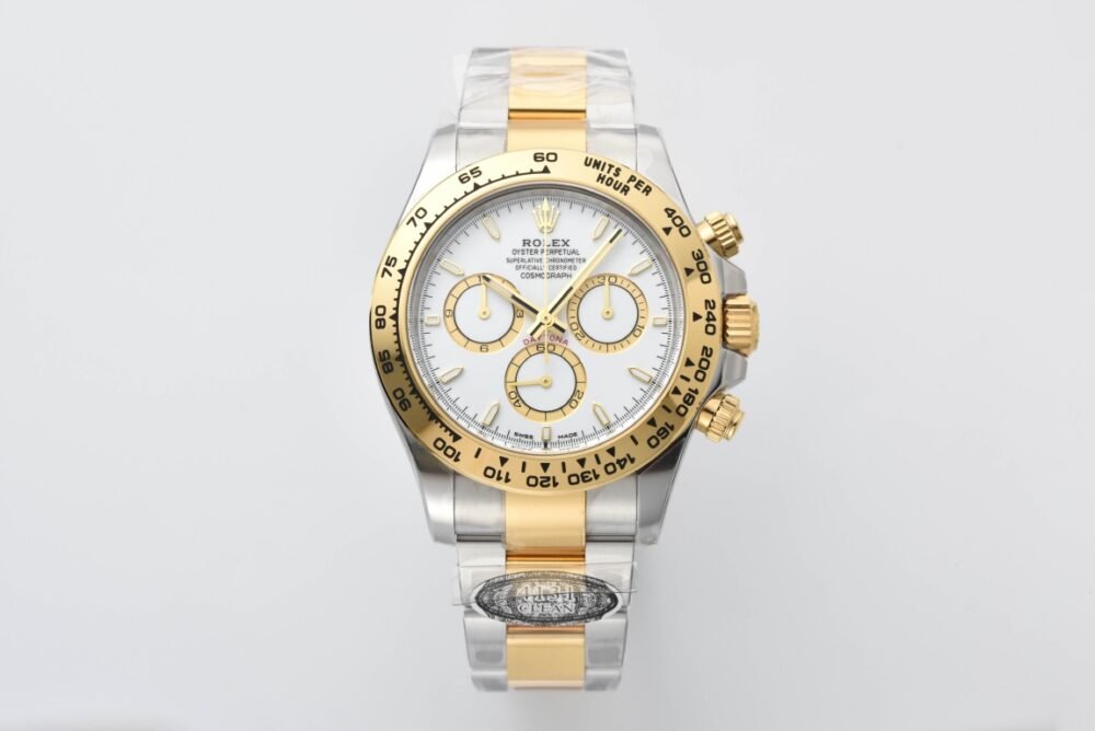 Daytona 126503 SS/YG Gain Weight QF 1:1 Best Edition White Dial On Oyster Bracelet SH4131