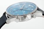 Portuguese Chrono IW371626 ZF 1:1 Best Edition Light Blue Dial on Blue Leather Strap A69355 - Image 6