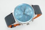 Portuguese Chrono IW371626 ZF 1:1 Best Edition Light Blue Dial on Blue Leather Strap A69355 - Image 5