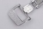 RM07 Paved Snowflake Cut Diamonds SS ZF Best Edition Black MOP Diamond Skeleton Dial On Black Rubber Strap Asian CRMA2 Clone - Image 2