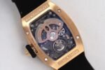 RM07 Full Paved Diamond RG ZF Best Edition Red Diamond Skeleton Dial On Black Rubber Strap Asian CRMA2 Clone - Image 8