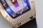 RM07 Full Paved Diamond RG ZF Best Edition Red Diamond Skeleton Dial On Black Rubber Strap Asian CRMA2 Clone - Image 5