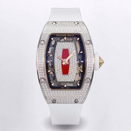 Red Diamond Skeleton Dial