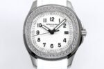 Aquanaut 5267 SS PPF 1:1 Best Edition White Textured Dial On White Rubber Strap Ronda Quartz