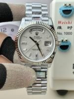 DateJust 41mm 126334 904 SS QF V2 1:1 Best Edition Silver Dial Stick Marker On Jubilee Bracelet DD3235