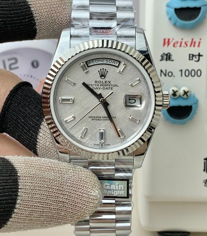 DateJust 41mm 126334 904 SS QF V2 1:1 Best Edition Silver Dial Stick Marker On Jubilee Bracelet DD3235