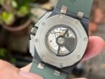 Royal Oak Offshore 44mm Green Ceramic TKF Best Edition Green Dial on Green Rubber Strap A3126 - Image 9