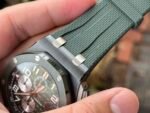 Royal Oak Offshore 44mm Green Ceramic TKF Best Edition Green Dial on Green Rubber Strap A3126 - Image 10