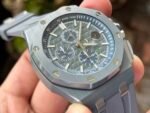 Royal Oak Offshore Schumacher SS TKF Best Edition Gray/Black Dial on Gray Rubber Strap A3126 - Image 6
