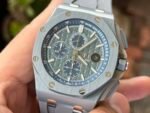 Royal Oak Offshore Schumacher SS TKF Best Edition Gray/Black Dial on Gray Rubber Strap A3126 - Image 4