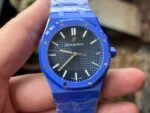 Royal Oak 15500 Blue Ceramic APSF 1:1 Best Edition Blue Starry Dial On Blue Ceramic Bracelet SA4302 Super Clone - Image 2