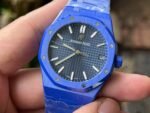 Royal Oak 15500 Blue Ceramic APSF 1:1 Best Edition Blue Starry Dial On Blue Ceramic Bracelet SA4302 Super Clone - Image 4