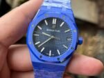 Royal Oak 15500 Blue Ceramic APSF 1:1 Best Edition Blue Starry Dial On Blue Ceramic Bracelet SA4302 Super Clone - Image 3