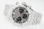 Royal Oak Chrono 26240 Frosted SS APSF 1:1 Best Edition Gray/Black Dial On Bracelet SA4401 Super Clone - Image 5