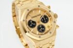 Royal Oak Chrono 26240BA Frosted YG APSF 1:1 Best Edition YG Dial on Bracelet SA4401 Super Clone - Image 2