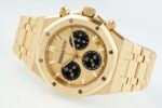 Royal Oak Chrono 26240BA Frosted YG APSF 1:1 Best Edition YG Dial on Bracelet SA4401 Super Clone - Image 5