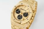 Royal Oak Chrono 26240BA Frosted YG APSF 1:1 Best Edition YG Dial on Bracelet SA4401 Super Clone - Image 3