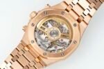 Royal Oak Chrono 26240OR RG APSF 1:1 Best Edition Silver Dial on RG Bracelet SA4401 Super Clone - Image 8