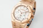 Royal Oak Chrono 26240OR RG APSF 1:1 Best Edition Silver Dial on RG Bracelet SA4401 Super Clone - Image 3