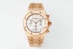 Royal Oak Chrono 26240OR RG APSF 1:1 Best Edition Silver Dial on RG Bracelet SA4401 Super Clone