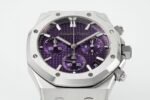 Royal Oak Chrono 26240 SS APSF 1:1 Best Edition Purple Dial on SS Bracelet SA4401 Super Clone - Image 4