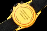 Daytona DIW Yellow Carbon DIWF Best Edition Red Dial On Yellow Nylon Strap A4801 - Image 8