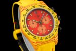Daytona DIW Yellow Carbon DIWF Best Edition Red Dial On Yellow Nylon Strap A4801 - Image 2