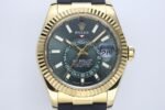 Sky-Dweller 336238 Gain Weight YG ZF 1:1 Best Edition Mint Green Dial on Oysterflex Rubber Strap Asian 2824 - Image 2