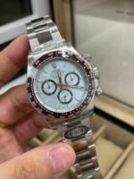 Daytona 126506 904L SS VSF 1:1 Best Edition Ice Blue Dial Diamond Markers on 904L SS Bracelet Super Clone Asian 4131 - Image 2