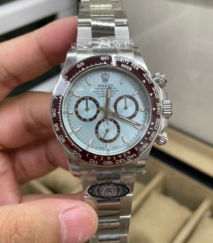 Daytona 126506 904L SS VSF 1:1 Best Edition Ice Blue Dial Diamond Markers on 904L SS Bracelet Super Clone Asian 4131