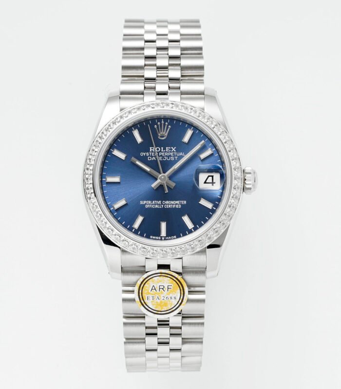 DateJust 41mm 126334 904 SS ARF 1:1 Best Edition Blue Dial Roman Markers on Jubilee Bracelet SH3235