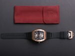 RM001 Real PR RG YSF Skeleton Dial on black Rubber Strap Asian Tourbillon - Image 9