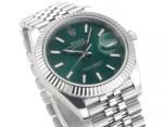 DateJust 41mm 126334 904 SS QF V2 1:1 Best Edition Green Dial Stick Marker On Jubilee Bracelet DD3235 - Image 3