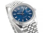 DateJust 41mm 126334 904 SS QF V2 1:1 Best Edition Blue Fluted Dial Stick Marker On Jubilee Bracelet DD3235 - Image 3