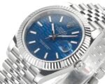 DateJust 41mm 126334 904 SS QF V2 1:1 Best Edition Blue Fluted Dial Stick Marker On Jubilee Bracelet DD3235 - Image 4