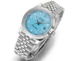 DateJust 41mm 126334 904 SS QF V2 1:1 Best Edition Ice Blue Dial Stick Marker On Jubilee Bracelet DD3235 - Image 2