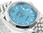 DateJust 41mm 126334 904 SS QF V2 1:1 Best Edition Ice Blue Dial Stick Marker On Jubilee Bracelet DD3235 - Image 5