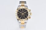 Daytona 116503 SS/YG QF 1:1 Best Edition Black Dial on SS/YG Bracelet SH4130 V3 (Gain Weight)