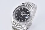DateJust 41mm 126334 904 SS QF V2 1:1 Best Edition Black Dial Diamond Marker On Jubilee Bracelet DD3235 - Image 2