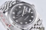 DateJust 41mm 126334 904 SS QF V2 1:1 Best Edition Rhodium Dial Diamond Marker On Jubilee Bracelet DD3235 - Image 2