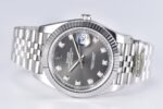 DateJust 41mm 126334 904 SS QF V2 1:1 Best Edition Rhodium Dial Diamond Marker On Jubilee Bracelet DD3235 - Image 5